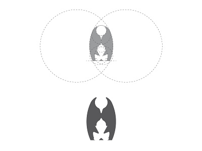 Penguins Family animal creative design graphic graphic design grid grid construction illustrator inspiration logo logo design minimal minimalist negative space vector