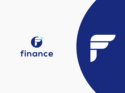 F for finance branding design f f logo finance logo logo design mark symbol typography vector