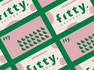 Fitty Factory - Brand Identity bakery brand branding design green health healthy identity logo