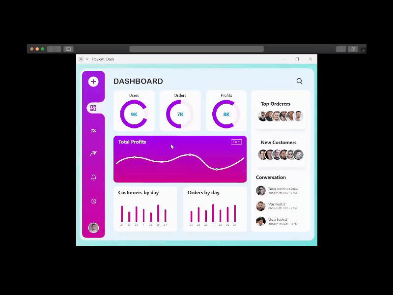 Dashboard Animation animate animated animated gif animation dashboard dashboard design dashboard flat design dashboard ui ui ux web web design xd