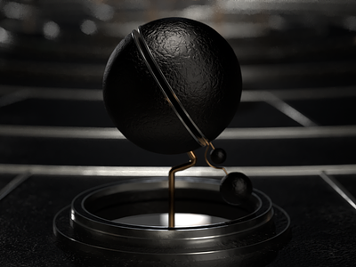Rising Planet 3d art cinema4d orrery planet redshift3d rendering space