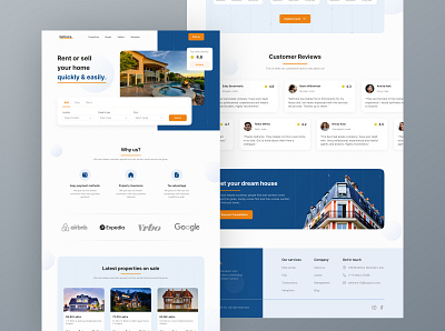 Selhome - Real Estate Website business buy design real estate rent sell ui user inteface website website design