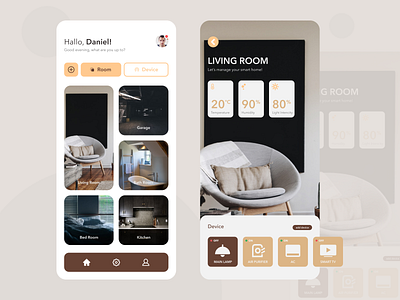 Smart Home Mobile Apps UI/UX Design 🏠