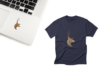 Deer T-shirt and prints branding creative design doodle icon illustration logo magnet mug prints sticker trending tshirt tshirtdesign ui vector