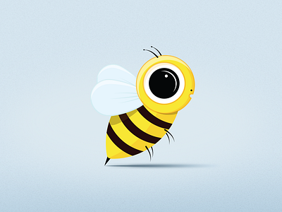 Bee art direction bee illustration