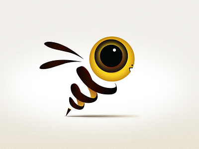 3d Bee 3d abstract art direction bee illustration
