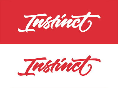 Instinct Lettering brush script hand lettering lettering ligatures script script lettering type typography