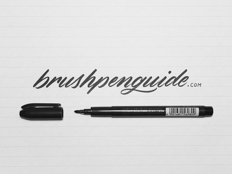 brush pen guide