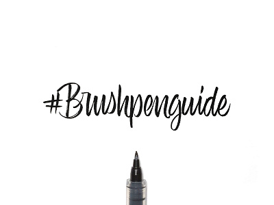 #brushpenguide brush pen guide brush pens calligraphy guide hand lettering lettering script