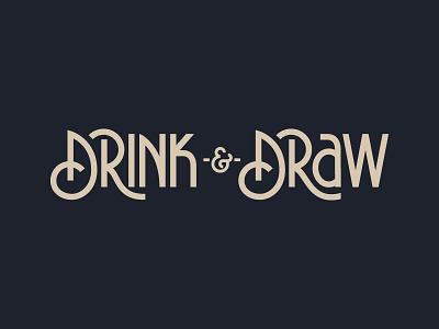 Drink & Draw 4.0 community drink and draw hand lettering la lettering los angeles monoline