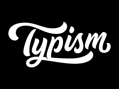 Typism lettering logo logotype script typism typism book typography