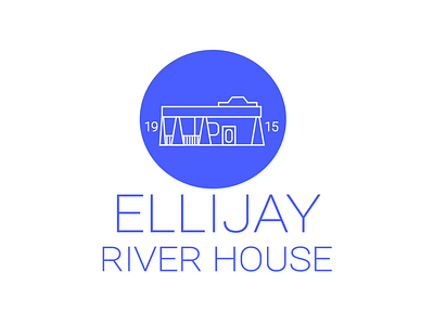 Ellijay River House 2 branding concept design graphic design illustration