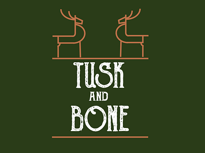 Tusk & Bone Concept branding concept design graphic design illustration logo
