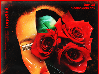 Valentines Day Hoax (DailyArt Day 38) african woman dailyposter design manipulation photoshop photoshop art photoshop editing photoshopedit portrait portrait art poster posterart red redshift roses valentine valentinesday