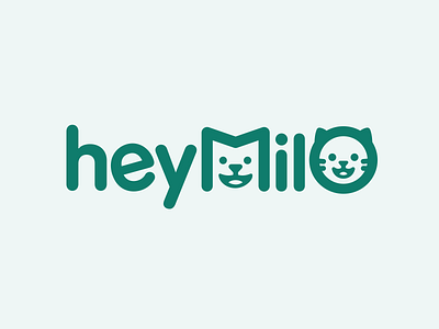 Pet food delivery service logo