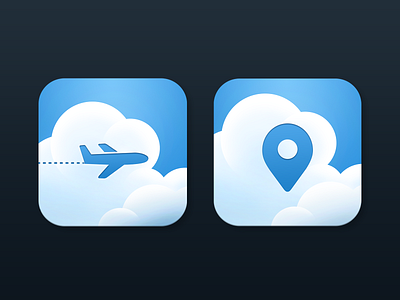 Travel App Icon appicons illustration ui