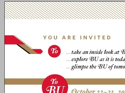 To BU Take 2 invitation