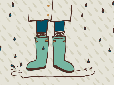 Rain Boots boots illustration rain