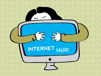 I Hug You hug illustration