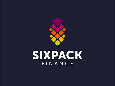 Sixpack Finance abstract colorful finance pineapple