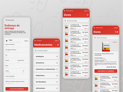 Drugstore marketplace app redesign app product design ui uxdesign