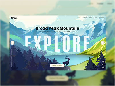 landing page (tourist site)