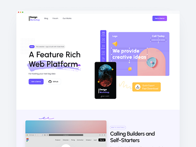 Landing page concept branding design figma figmaafrica illustration landingpage logo ui ux website