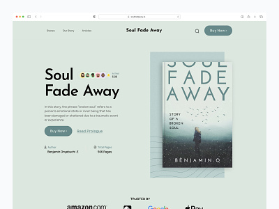 Landing page - Soul Fade Away