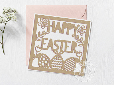 Happy easter card