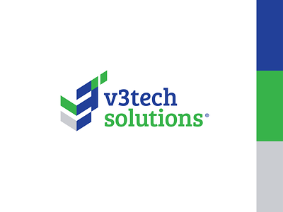 V3TechSolutions Logo brand branding brandrefresh company consulting design developing identity logo logodeisgn logotype organisation staffing
