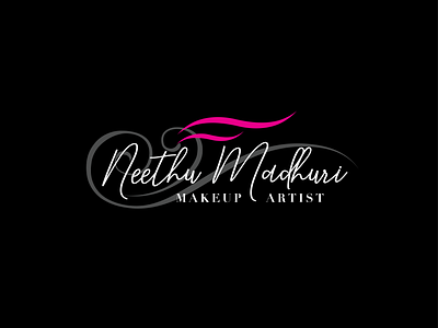 Neethu Madhuri Makeup Artist Logo By Shivakummar Kosana On Dribbble