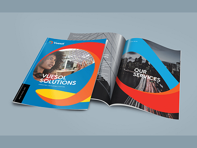 Brochure Design for IT Consulting Services brand brandrefresh brochure design clean company corporate brochure design