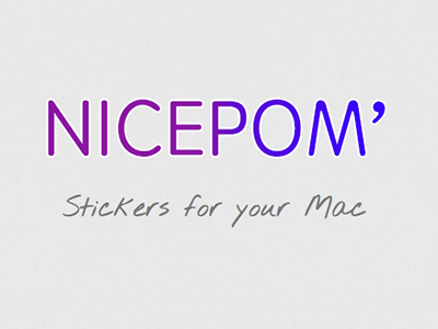 Logo NICEPOM logo typo