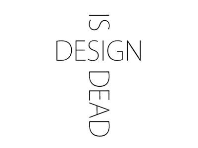 Design Is Dead cross dead design minimalist