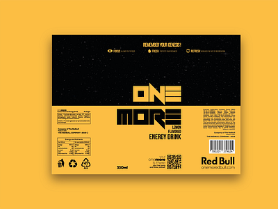 onemore energy drinks packaging branding design flat logo packaging typography