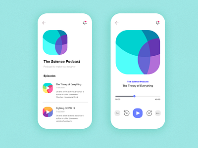 Day 12 of 30 - Podcast App Concept