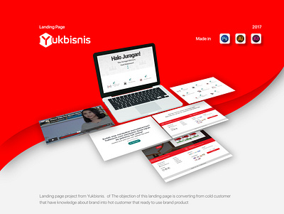 Yukbisnis Landing Page - 003 branding business icon landing page design ui ux web website