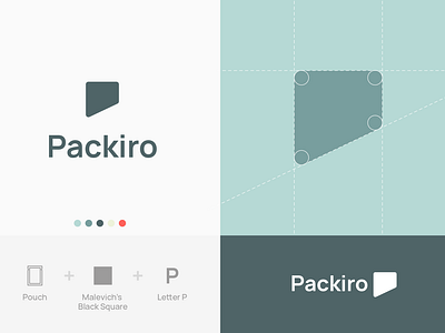 Packiro logotype concept #3