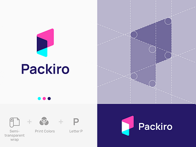 Packiro logotype concept #4