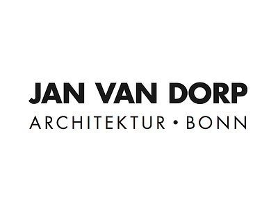 Jan van Dorp Architektur logotype