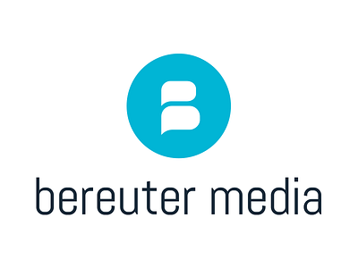 bereuter media logotype corporate design identity marketing