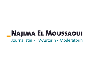Najima El Moussaoui logotype corporate design identity personal