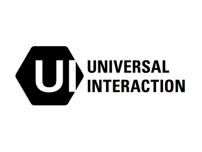 Universal Interaction logotype agency corporate design identity