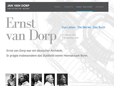 Ernst van Dorp Microsite