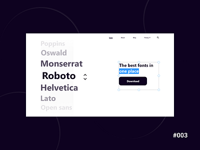 #DailyUI 003 Landing page