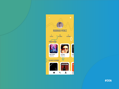 #DailyUI 006 User Profile