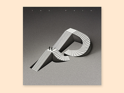 The Path album cover album cover illustration music type typography