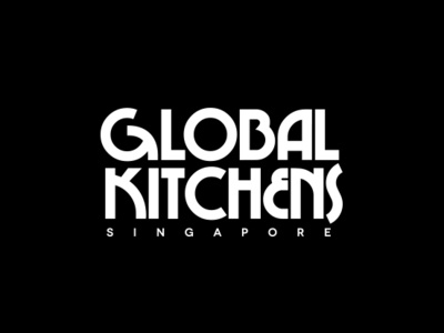 Global Kitchens custom logo typography
