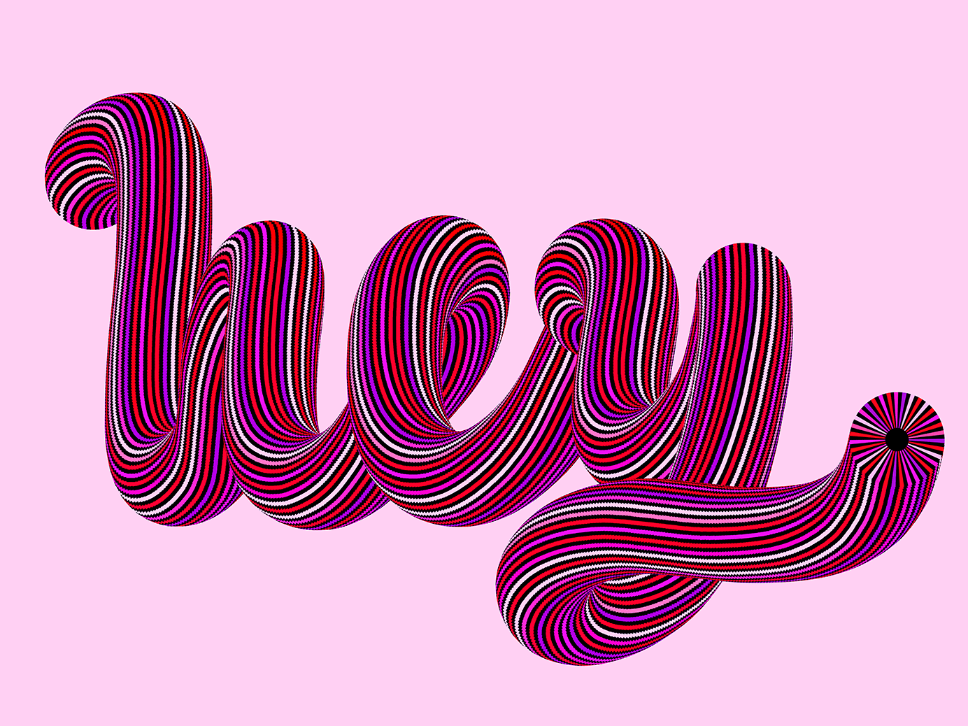 hey brush illustration type typography vector