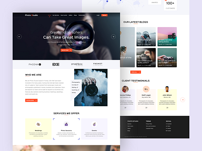 Photo Studio Website adobe adobe xd adobexd design photographer photography photos typography ui ui ux ui design uidesign uiux ux ui ux design web web design webdesign website website design